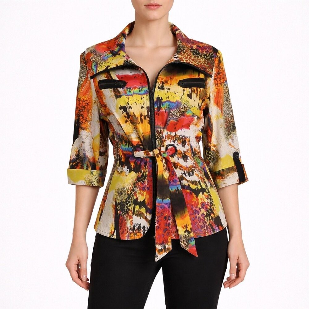 Berek vintage jacket womens size small artsy art to wear y2k
